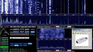 Сравнение RTL-SDR V3 и DVB-T, приём SSB, радиолюбители 80м
