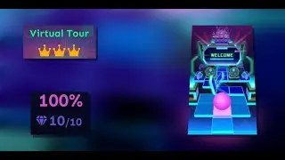 Rolling Sky: OTFT's Cut - Virtual Tour 100% 10/10 gems 3/3 crowns