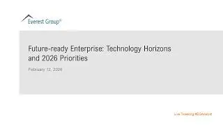 On-Demand Webinar: Future-ready Enterprise: Technology Horizons and 2026 priorities
