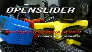 It's a 'Alive'... Motorized Camera Slider { 1 Min. Primer } #OpenSlider