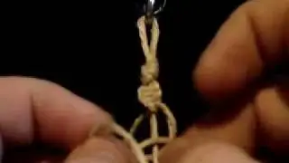 How To Tie a Left Half Knot Spiral for Hemp Jewelry