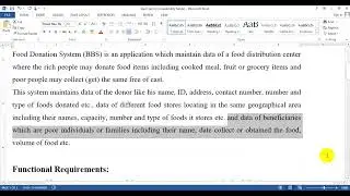 Food Donation System (FDS) CS619 Project 2023