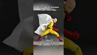 First look at the new revoltech amazing yamaguchi Saitama One Punch Man action figure!