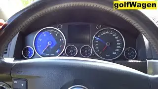 VW Touareg instrument cluster removal