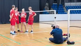 Behind the scenes med landsholdet - VICTOR photoshoot 2023