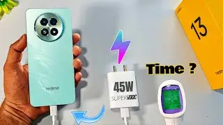 realme 13 5G Charging Test 0 to 100% with 45W Charge Time Taken ?