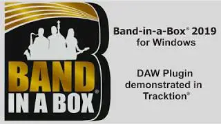 Band-in-a-Box® VST DAW Plugin for Windows®, demonstrated in Tracktion®