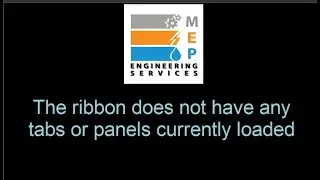 The ribbon does not have any tabs or panels currently loaded | AUTOCAD 2019 tricks