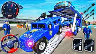 Cargo Airplane Police Vehicle Transporter - Transporting Police Car Simulator - Android GamePlay