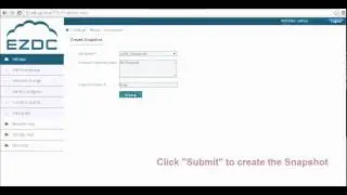 vSphere SDK - Custom Application Portal - Creating Snapshots