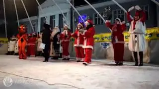 Народные гуляния в преддверии Нового года на центральной площади Карабалыка
