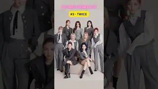 Most streamed K-Pop artists of all time #shorts #kpop #stream #bts #blackpink #twice #straykids