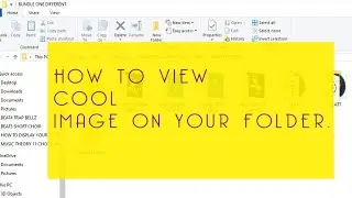 CUSTOM THUMBNAIL ON FOLDER