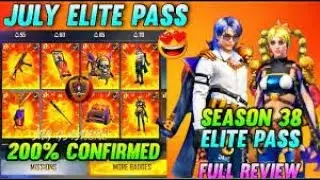july elite pass free fire 2021 || Season 38 ELITE PASS Full Video | July Elite pass Free fire