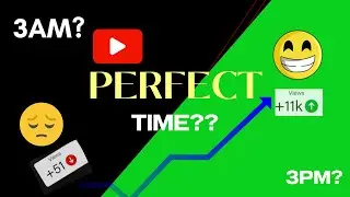 Best time to upload youtube video!?(GET 10x more view)
