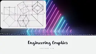 Projection of Solids| Solved Question| Engineering Graphics - Lecture 17a