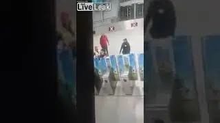 Liveleak.com - A guy falls down stairs