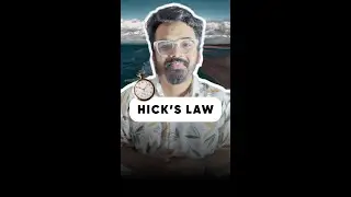 Hicks Law Of UX #uxdesign #ux