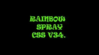 CSS V34 Урок как сделать переливающийся спрей в СSS V34