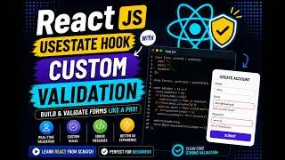 How to Build Custom Validation using useState Hook in React