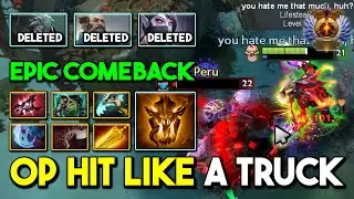 EPIC COMEBACK HARD CARRY Lifestealer With Max Slotted Item Build OP Hit Like A Truck 7.34d DotA 2