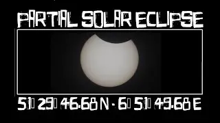 Partial Solar Eclipse 20% - Sonnenfinsternis Oberhausen Germany 10.06.2021