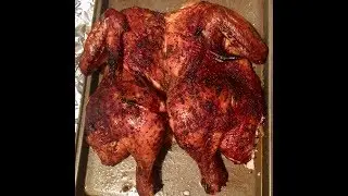 Spatchcock Chicken on the Pit Boss Kamado
