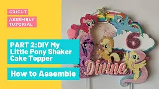 How to Assemble my DIY My Little Pony Shaker Cake Topper
