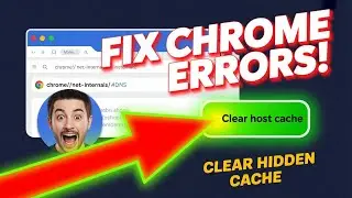 STOP Website Errors! (How to Clear Shared Directories/DNS Cache in Chrome)