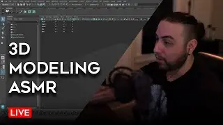 🔴LIVE - Pudding ASMR - 3D Modeling - Soft Spoken
