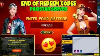 END OF REDEEM CODES | FREE FIRE PAKISTAN SERVER REDEEM CODES | FREE FIRE NEW REDEEM CODES