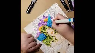 Как рисовать спиртовыми маркерами copic