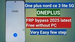 One Plus Nord CE 3 lite 5g FRP Bypass Free Without Pc 2025. #frp #frpbypass2025 #frpbypass #oneplus