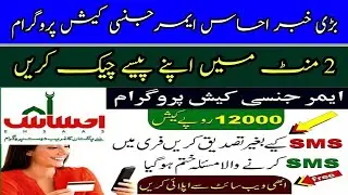 Ehsas Emergency Cash program New Update 2021|Ehsas Imdad Program