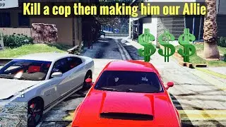 KILLING A COP AND MAKING HIM ON OUR SIDE |GTA V RP| GRITTACITY
