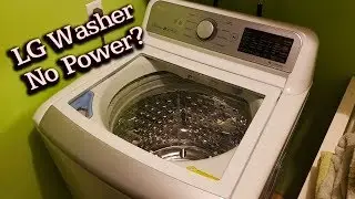 LG Top-Load Washer Won't Turn On, No Power (Fix Repair Solution) wt7500cw wt7800cw