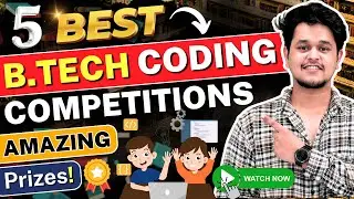 💥Top 5 Coding Contests BTech Students!🌟Competitive Programming Platforms🤩