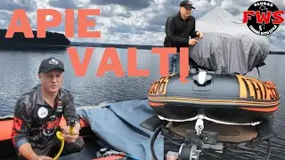 Tentas valčiai//Greitas valties pripūtimas// Buksyravimo virvė// FWS dirbtuvėlės//Promarine valtis