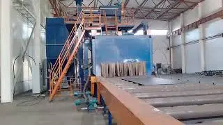 QAT6920 Дробеметная установка проходного типа с рольгангами   Qingdao Anati 3