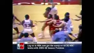1977 NBA Finals fight Maurice Lucas vs Darryl Dawkins