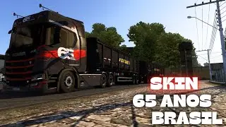 SKIN SCANIA 65 ANOS BRASIL - SERRA QUE NÃO ACABA MAIS