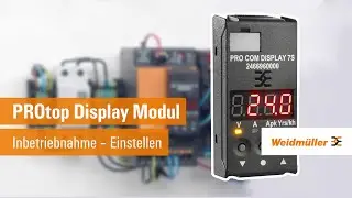 PROtop Stromversorgungen mit aufsteckbarem Displaymodul - Einfache Inbetriebnahme von Maschinen