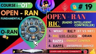 Session 19: Introduction to RIC (Radio Intelligent Controller) in Open RAN and Use Cases