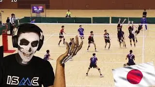 VOLLEYBALL PLAYER REACTING TO JAPANESE HIGH SCHOOL VOLLEYBALL 🏐🔥