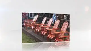 Cedar patio furniture