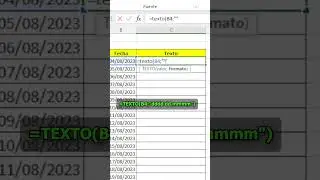 Convertir fecha a texto en Excel
