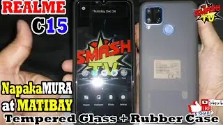 Realme C15 Tempered Glass