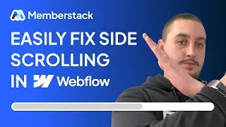 EASILY Fix Webflow Side Scrolling Problem!