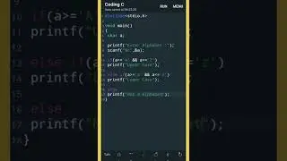 How to Check that the Alphabet is in Uppercase or Lowercase using C ? || 