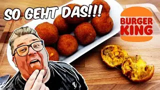 Zum 1. MAL Auf YouTube: CHEESEBURGER NUGGETS Von BURGER KING einfach selber machen!